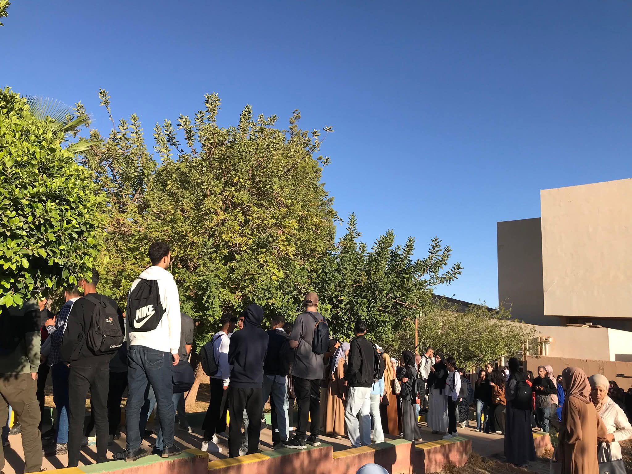 احتجاجات طلابية بكلية الآداب تنديداً بمشروع القانون 59.24