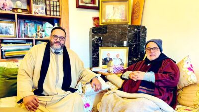 الأمين العام لحزب "المصباح" يستقبل الناشط الجزائري وليد كبير بالرباط